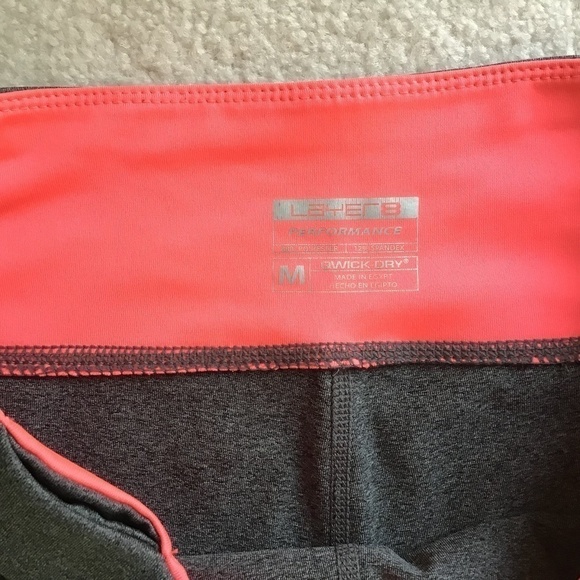 LAYER 8 WORKOUT PANTS SIZE MEDIUM GREY & HOT PINK - Picture 5 of 6